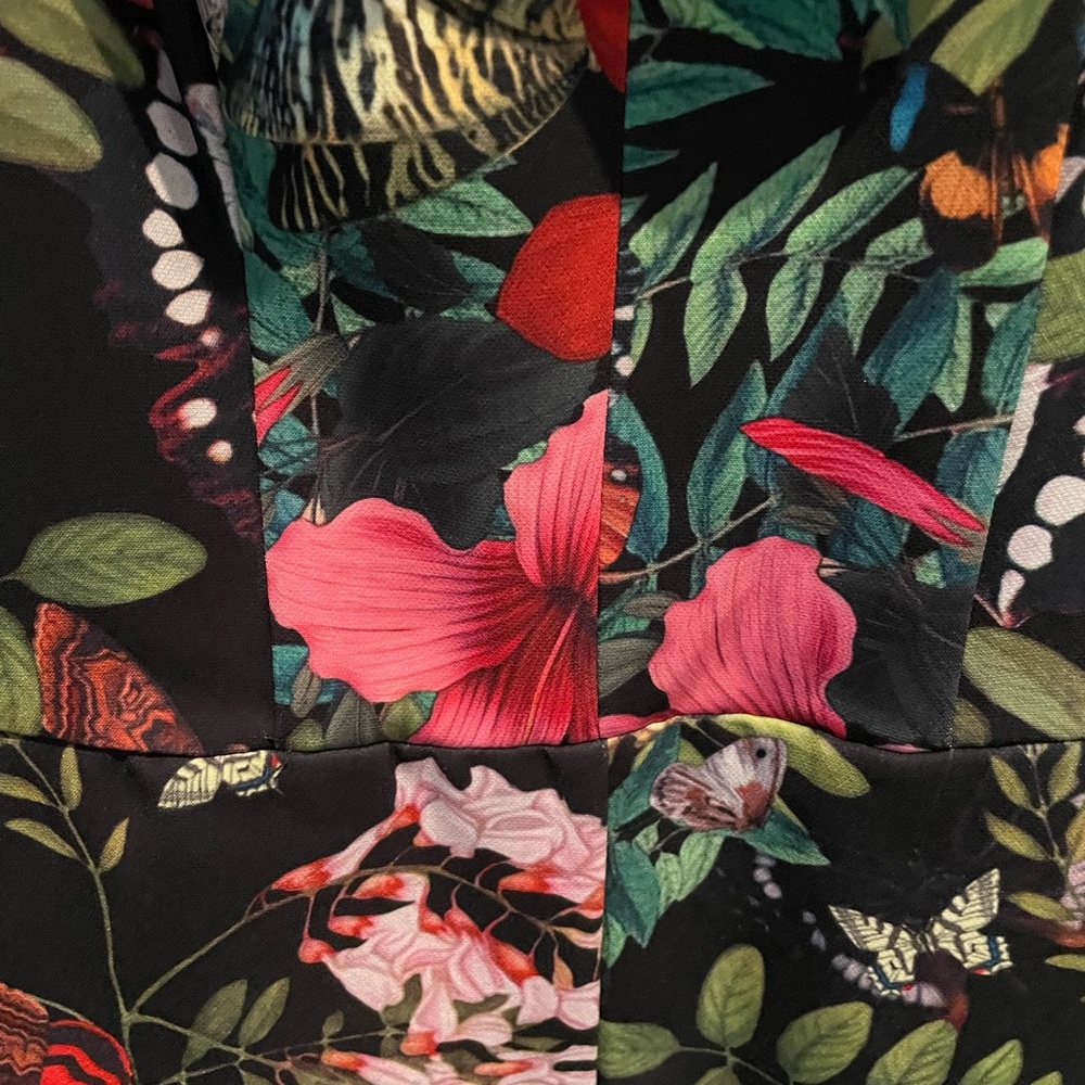 Floral Print Jumpsuit - Picture 2 of 2